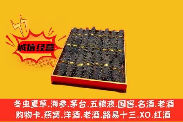 石河子图木舒克市回收海参